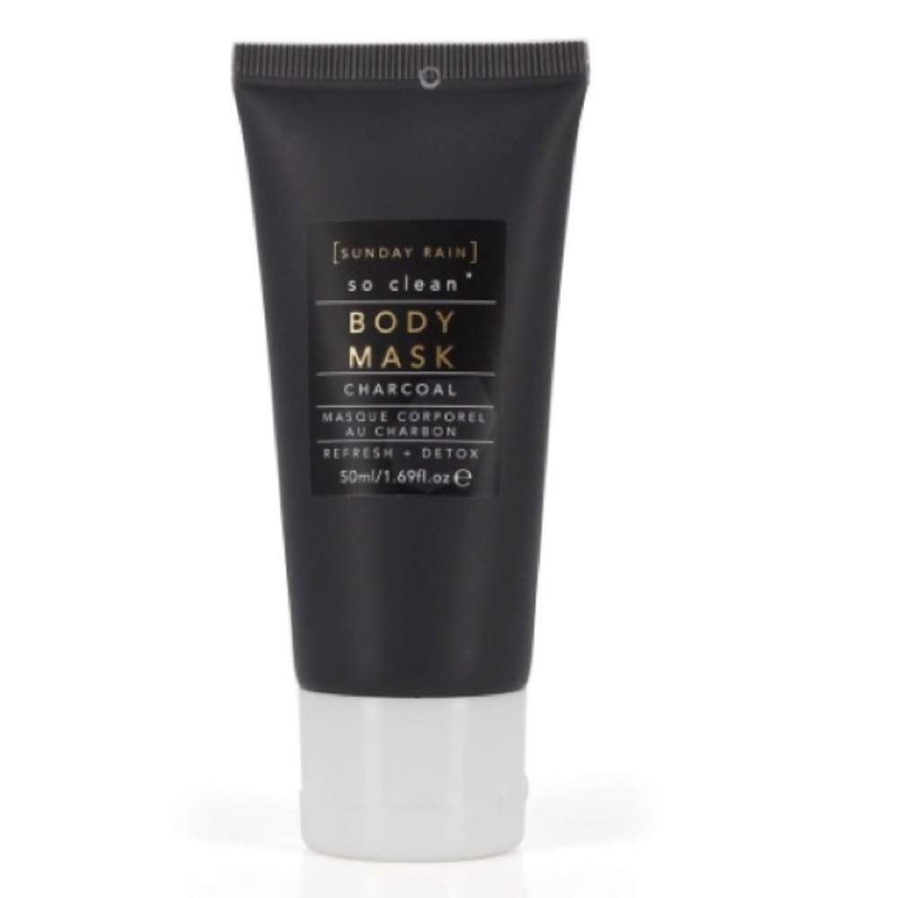 NWT Sunday Rain So Clean Charcoal body mask